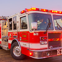 Buy canvas prints of Firefighters truck by Nicolas Boivin