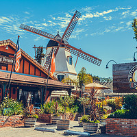 Buy canvas prints of Solvang Brewing Company in Solvang Historic Downto by Nicolas Boivin