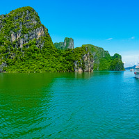 Buy canvas prints of View Of Famous world heritage Halong Bay by Nicolas Boivin