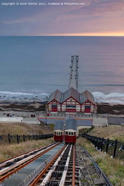 Saltburn Sunrise Picture Board by Kevin Winter