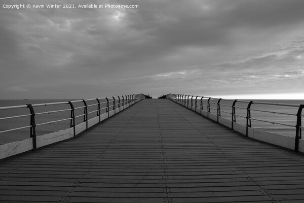 Saltburn Pier at sunrise Picture Board by Kevin Winter