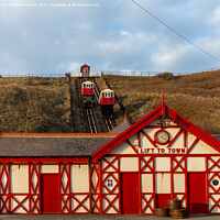 Buy canvas prints of Saltburn Cliff Lift by Kevin Winter