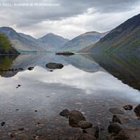 Buy canvas prints of Wast Water at sunrise by Kevin Winter