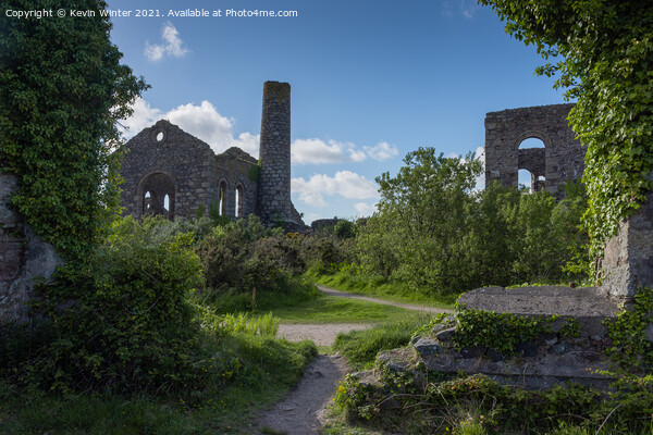 South Wheal Mine Picture Board by Kevin Winter