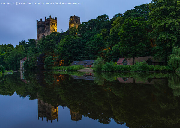Durham Cathedral reflections Picture Board by Kevin Winter