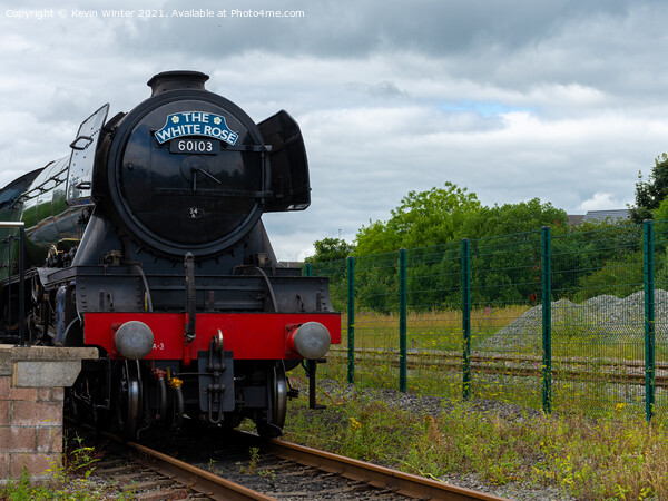 Flying Scotsman (The White Rose) Picture Board by Kevin Winter