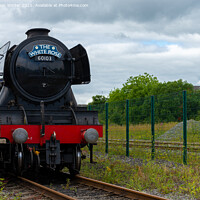 Buy canvas prints of Flying Scotsman (The White Rose) by Kevin Winter