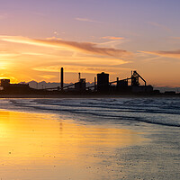 Buy canvas prints of Redcar Works by Kevin Winter