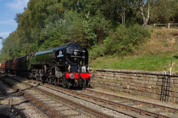 Tornado arriving at Goathland Station Picture Board by Kevin Winter