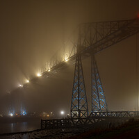Buy canvas prints of Fog on the Tees by Kevin Winter