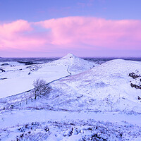 Buy canvas prints of Path to Roseberry Topping in the snow by Kevin Winter