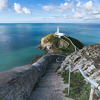 Buy canvas prints of south stack anglesey by Kevin Winter