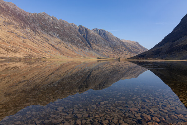 Loch Achtriochtan Spring Morning Reflections Picture Board by Kevin Winter