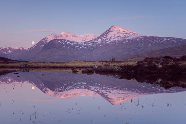 Loch Ba at Sunrise Picture Board by Kevin Winter