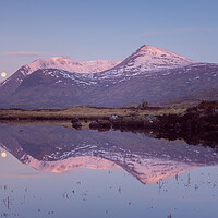 Buy canvas prints of Loch Ba at Sunrise by Kevin Winter