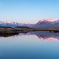 Buy canvas prints of Loch Ba Sunrise Panoramic by Kevin Winter