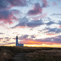 Buy canvas prints of Flamborough sunset by Kevin Winter