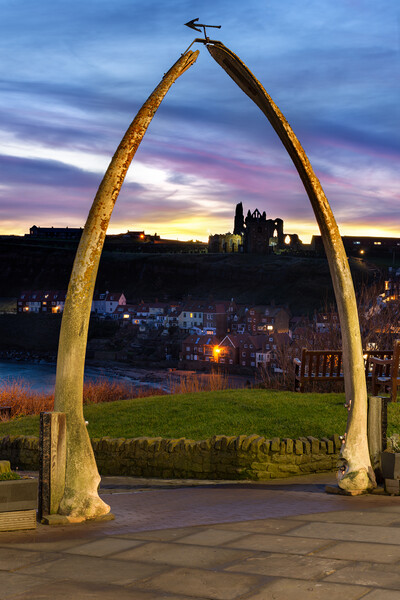 Whitby Whalebone Picture Board by Kevin Winter