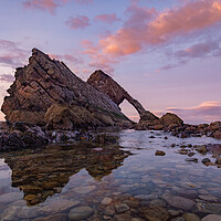 Buy canvas prints of Bow fiddle rock tide pools by Kevin Winter