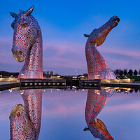Buy canvas prints of Red Kelpies by Kevin Winter