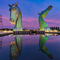 Buy canvas prints of Green Kelpies by Kevin Winter
