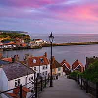 Buy canvas prints of Whitby 199 steps by Kevin Winter