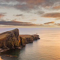 Buy canvas prints of Neist point at sunset by Kevin Winter