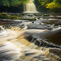 Buy canvas prints of West Burton Falls by Kevin Winter