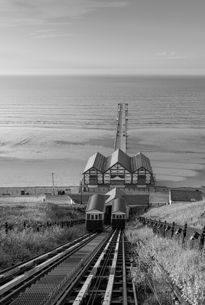saltburn cliff lift Picture Board by Kevin Winter