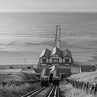 Buy canvas prints of saltburn cliff lift by Kevin Winter