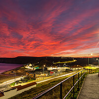 Buy canvas prints of Sunrise at Saltburn by the Sea by Kevin Winter