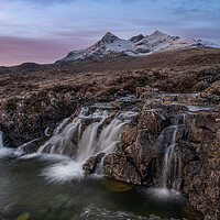 Buy canvas prints of Sligachan waterfall by Kevin Winter