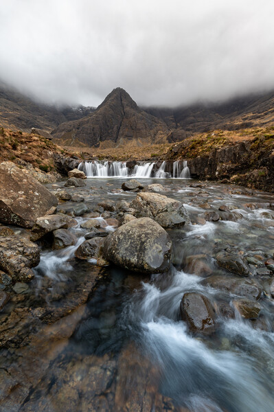 Fairy Pools Picture Board by Kevin Winter