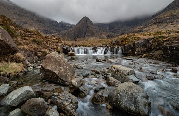 Fairy Pools Picture Board by Kevin Winter
