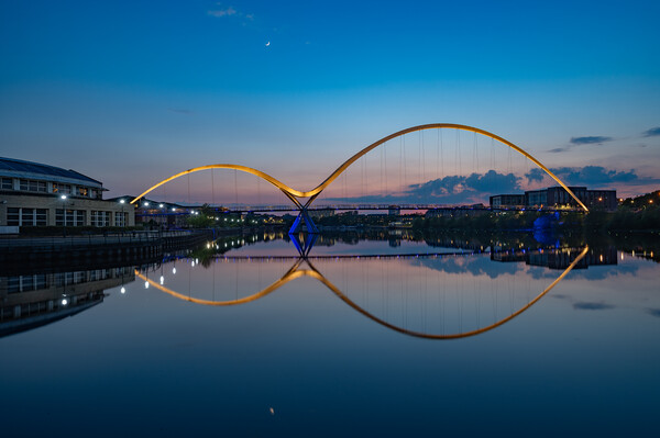 Infinity Bridge Mirror Reflection Picture Board by Kevin Winter