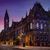 Buy canvas prints of Town Hall Sunset by Kevin Winter