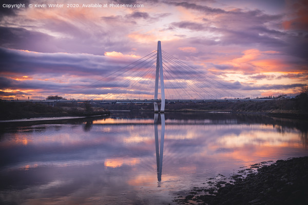 Northern Spire Sunset Picture Board by Kevin Winter