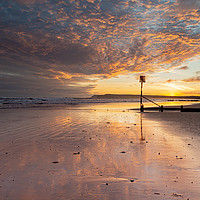 Buy canvas prints of Sunrise in the sand by Kevin Winter