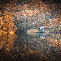 Buy canvas prints of Rydal Boathouse by Kevin Winter