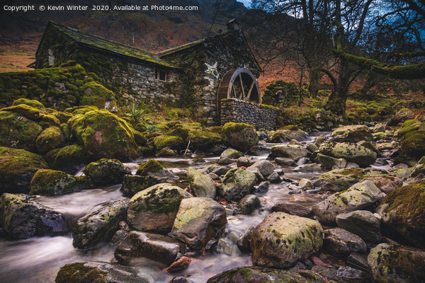 Borrowdale Old Mill Picture Board by Kevin Winter