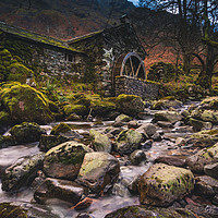 Buy canvas prints of Borrowdale Old Mill by Kevin Winter