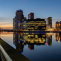 Buy canvas prints of Across Salford quay by Kevin Winter