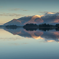 Buy canvas prints of Skiddaw in the Morning Light by Kevin Winter