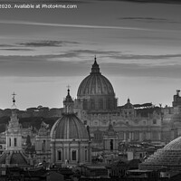 Buy canvas prints of Vatican Rooftops of rome by Kevin Winter