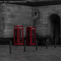 Buy canvas prints of St Peters Phone Boxes by Kevin Winter