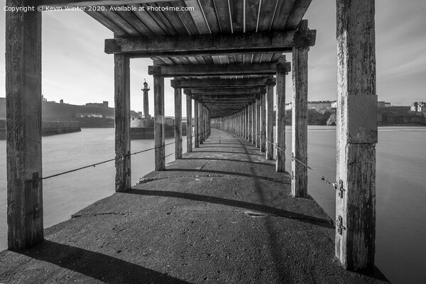 Under the West pier Picture Board by Kevin Winter