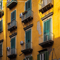Buy canvas prints of Naples windows by Kevin Winter