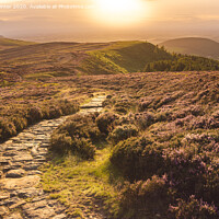 Buy canvas prints of Path along the cleveland way by Kevin Winter