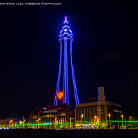 Buy canvas prints of The Heart of Blackpool by Kevin Winter
