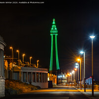 Buy canvas prints of Illuminated Streets of Blackpool by Kevin Winter